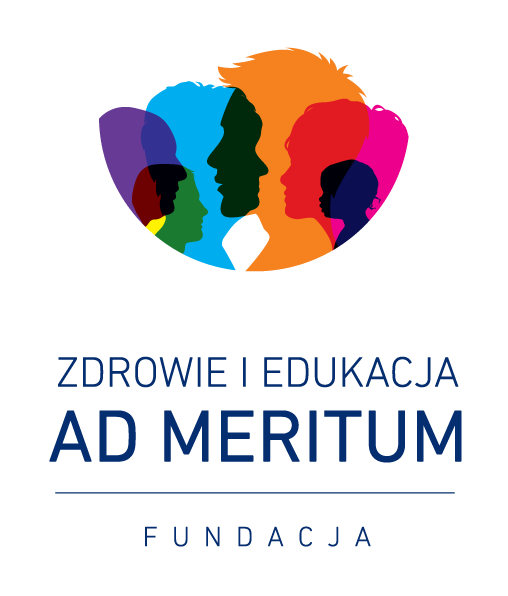 Logotyp Fundacji Zdrowie i Edukacja AD Meritum